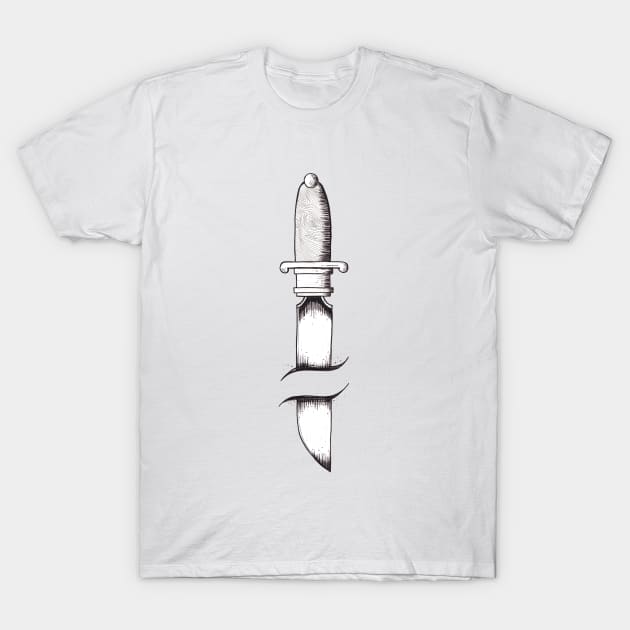 Knife T-Shirt by marissafv